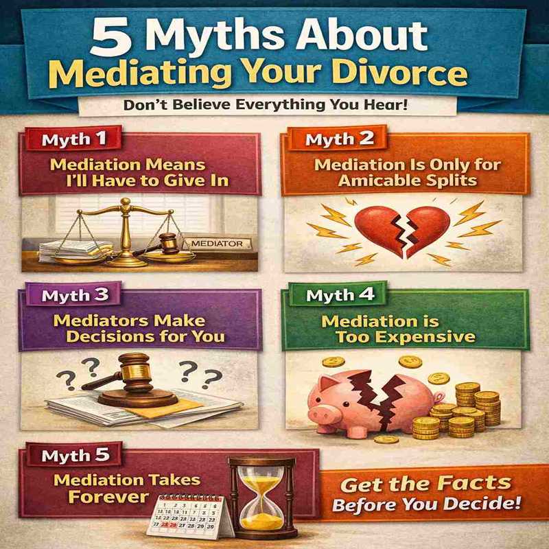 5 Myths about Mediating Your Divorce